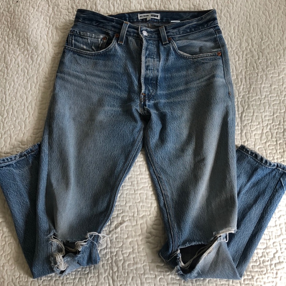 Re/done high rise jeans